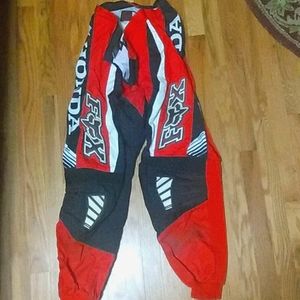 Fox motorsports protective padded riding pants 36
